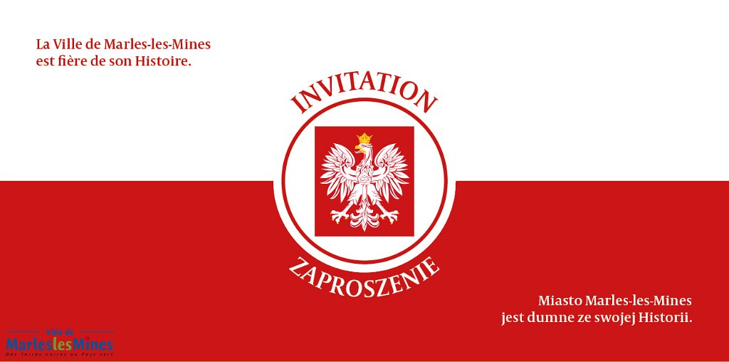 100è anniversaire de l'indépendance de la Pologne - Carton invitation