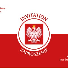 100è anniversaire de l'indépendance de la Pologne - Carton invitation