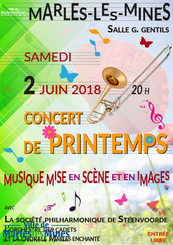 Concert de Printemps 2018 - Affiche