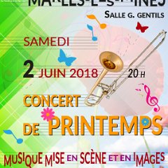 Concert de Printemps 2018 - Affiche
