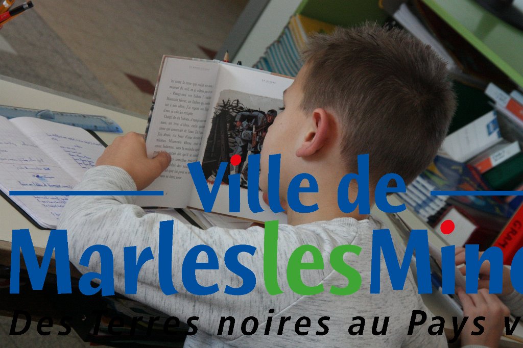 Distibution au CM2 d'un ouvrage 14-18  (2018) - 035